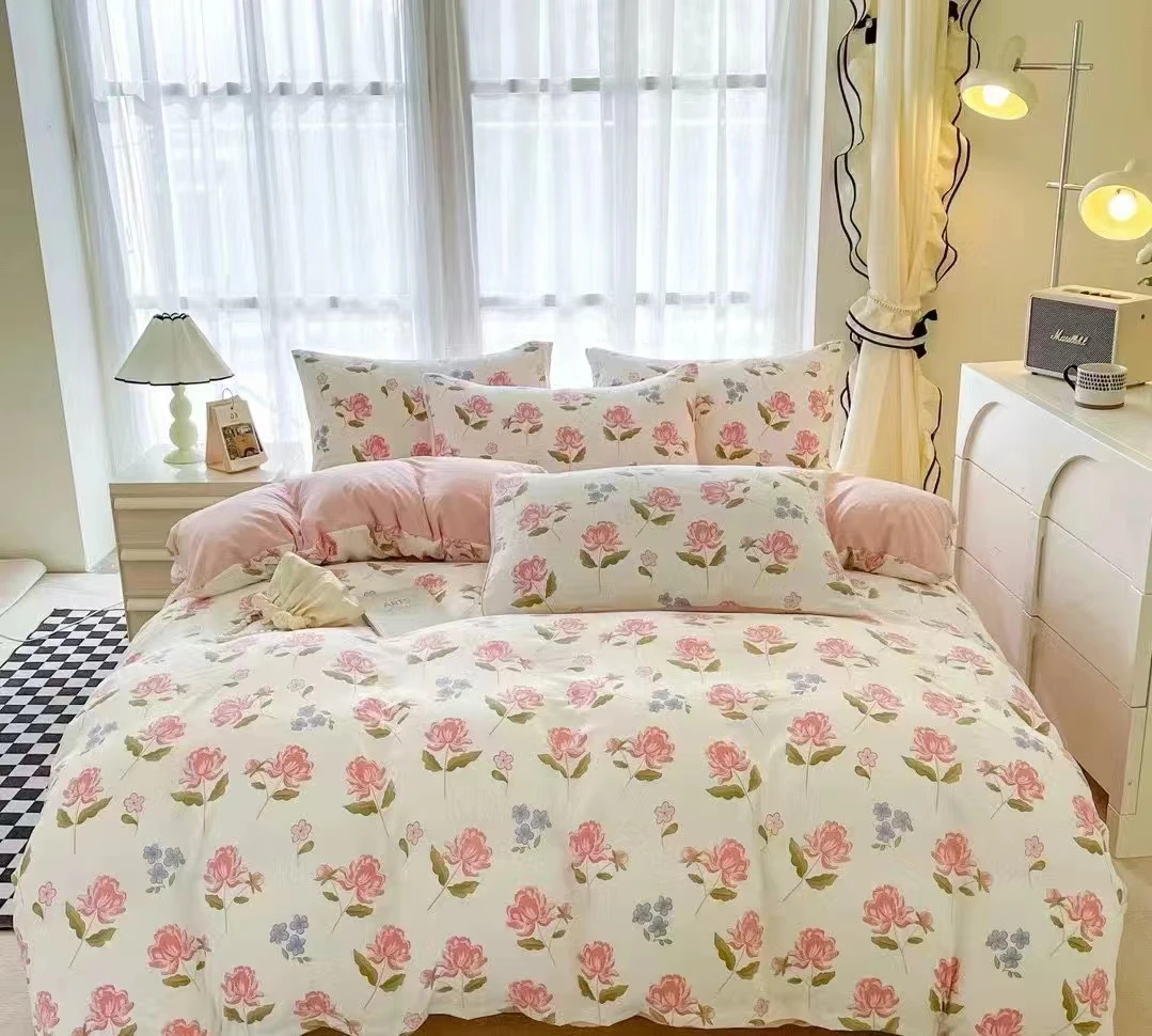 绿色小碎花纯棉单（如遇瑕疵款请慎拍不退换）