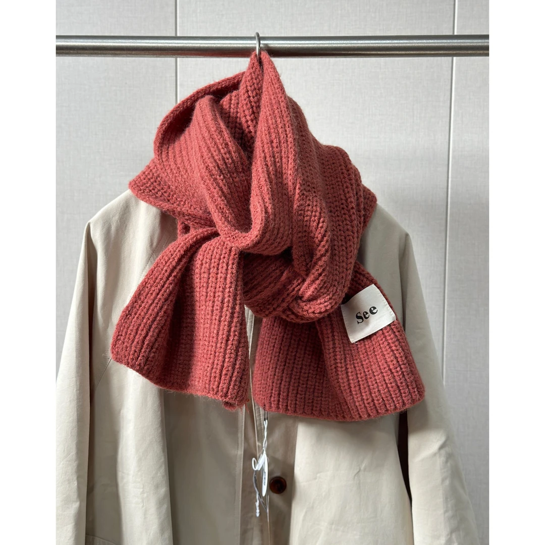 A2227  秋冬保暖针织围巾