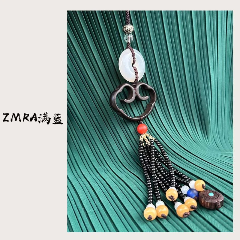 非金属木质吊坠 SS121 时尚国风流苏吊坠