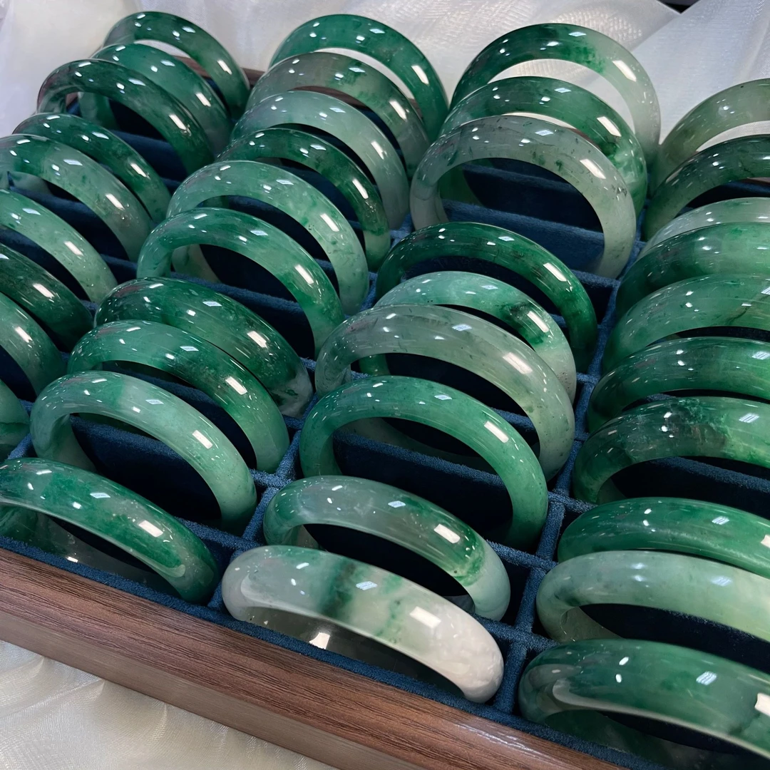 非金属莫桑石手镯 WX533  天然时尚百搭手镯