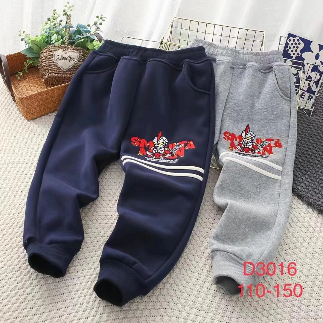 冬款加绒（033号-034号款）儿童裤子时尚潮流长裤