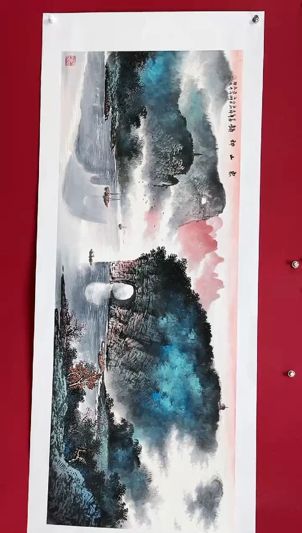 【闪购商品】绘画手绘国画山水花鸟作品