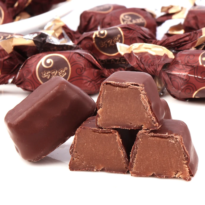 【东娃】俄罗斯进口KDV格蕾丝巧克力夹心糖果500g