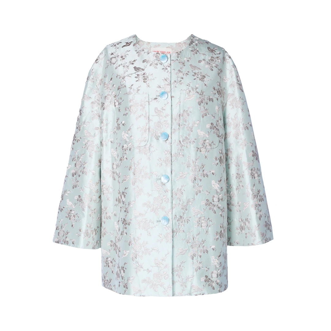 【年中回馈】JUNYANG杨君 鹊上枝头龙纹珠绣中式外套（光版）