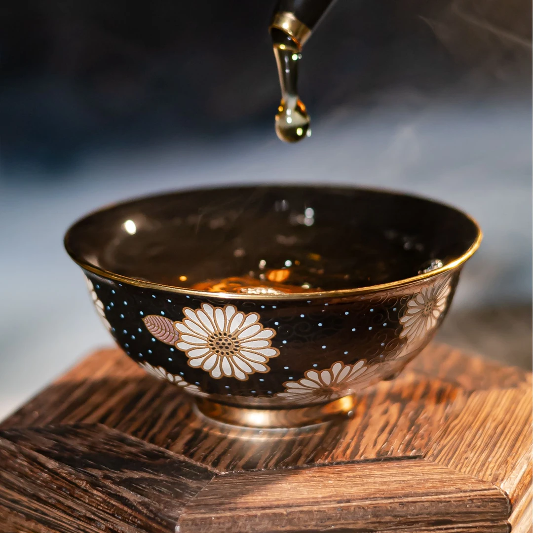 【西泠上新】手工堆料向阳花开 向心杯HX0530