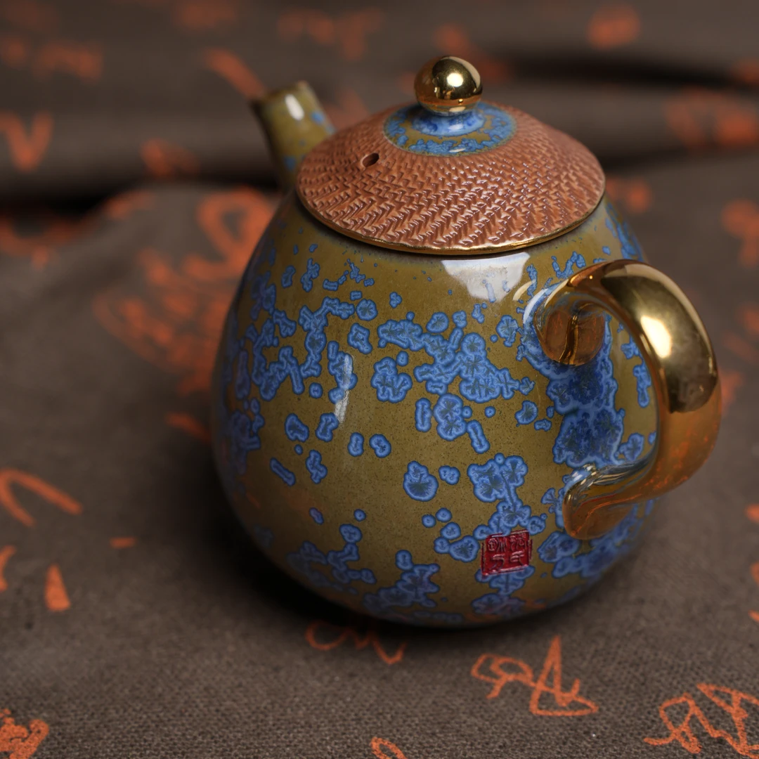 【西泠上新】钧御龙蛋壶单把   HX0347a