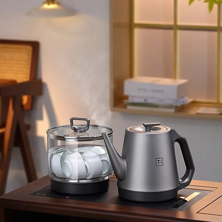 【西泠上新】纯钛泡茶专用烧水壶全自动上水智能水壶嵌入茶台一体