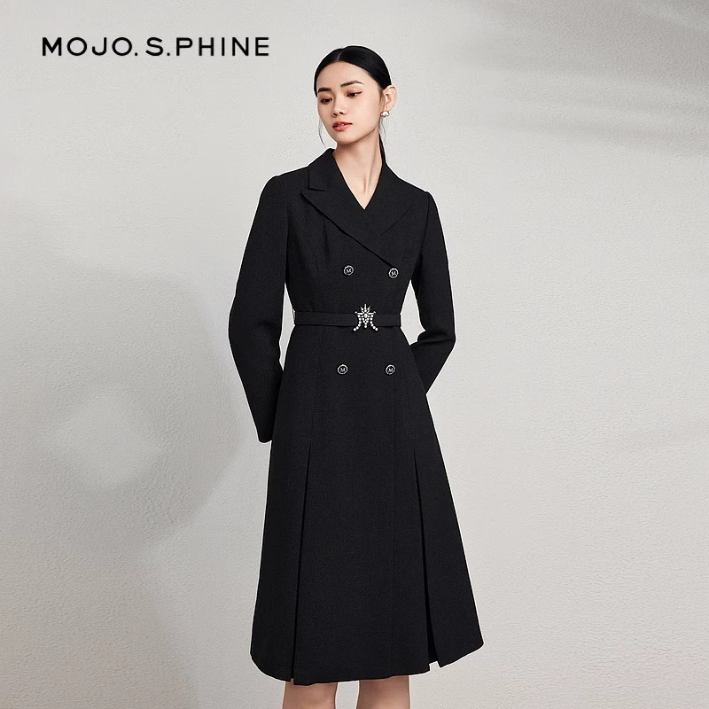 MOJO.S.PHINE【晨粉专享价】显瘦精致优雅连衣裙-MJFA03WOP308B11