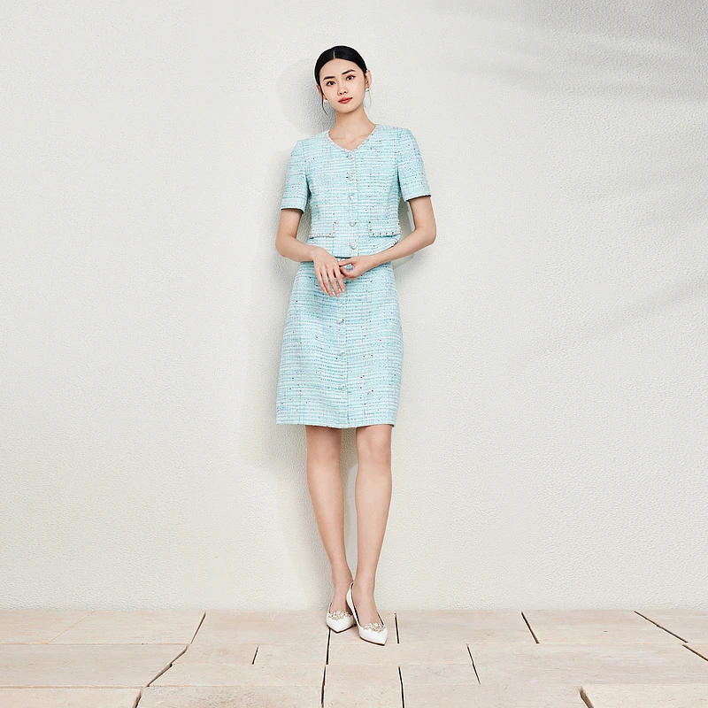 【晨粉专享价】~新款收腰氛围感时尚半裙MJFB01WSK727T11/zb