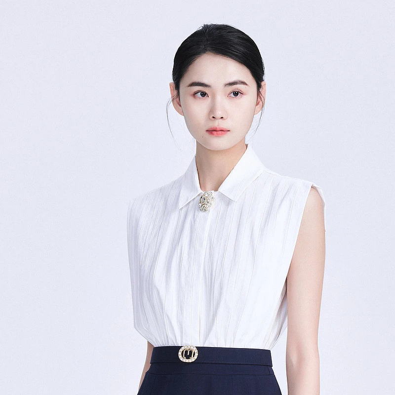 MOJO新款衬衫-MJDB03WBL071W11女装气质时尚夏季白色衬衣