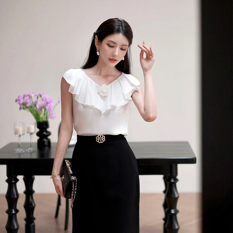 新款浪漫樱花系列上衣气质法式/MJEC13WTO399W11/zb