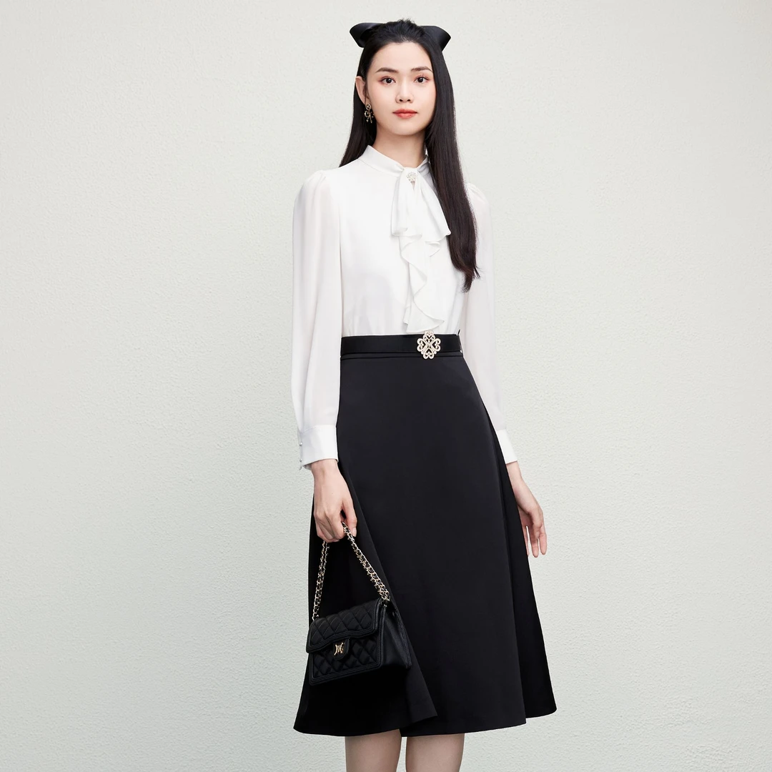 【晨粉专享价】2025新款春夏气质衬衫MOGB01WBL024W11