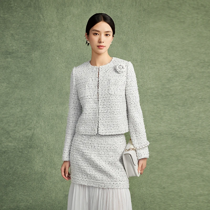 【李老板专属】繁星赫本小香风短外套计感独特款上衣-MJFD06WJK718W