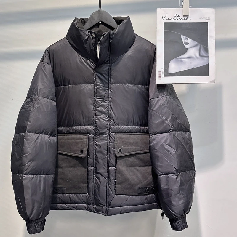 特价【羽绒服】断码羽绒服男轻薄保暖面包服加厚9015