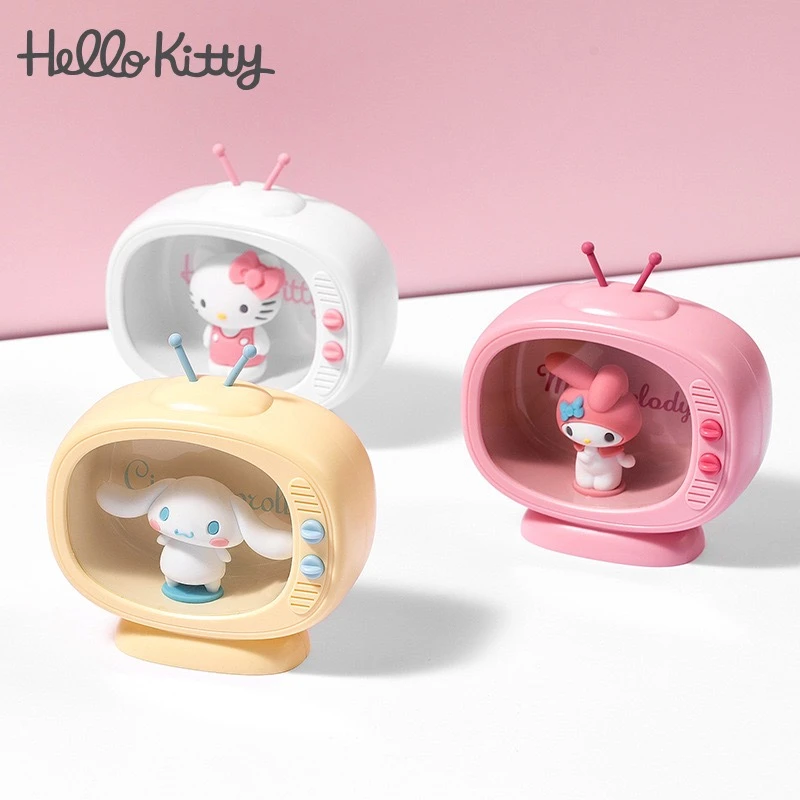 MINISO/名创优品三丽鸥电视机小夜灯玉桂狗 hello kitty礼物创意