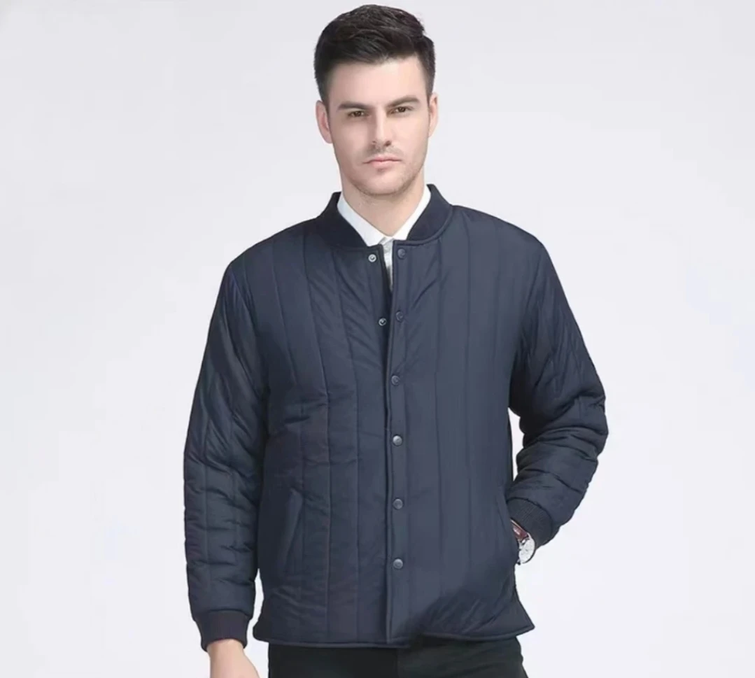 男装冬季加厚保暖衣轻薄羊毛上衣休闲棉衣