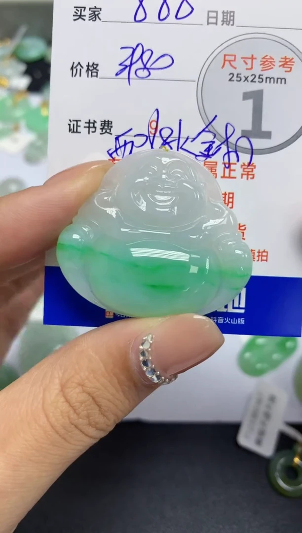 【闪购商品】翡翠颈饰未镶嵌 天然A货翡翠