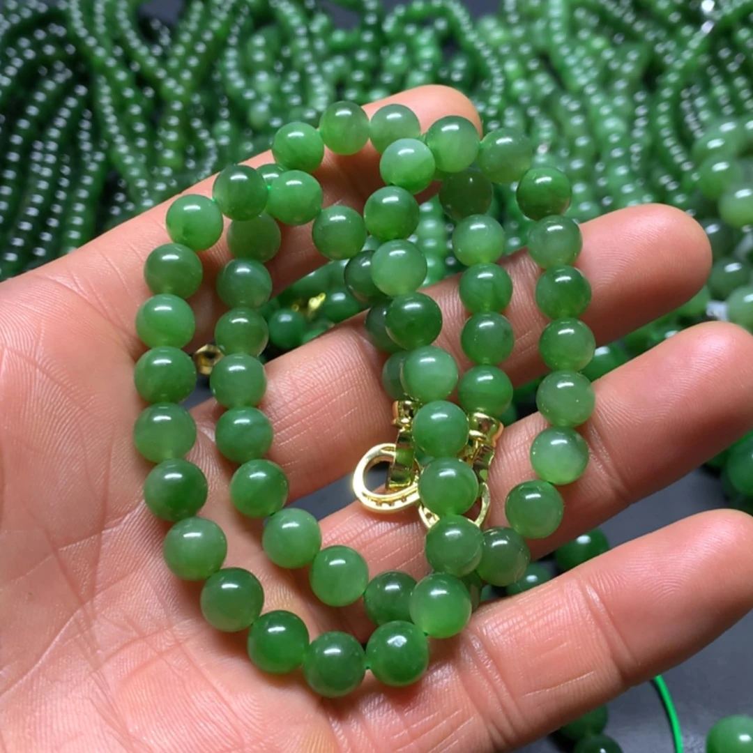 【闪购商品】和田玉（碧玉）项链未镶嵌中**意