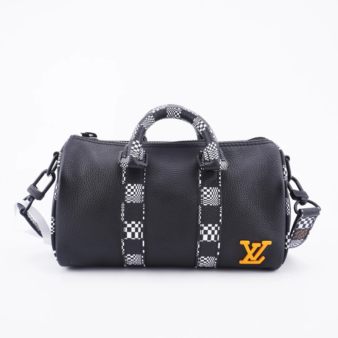 99新  99新LV春夏秀款Keepall Nano棋盘格肩带手提21/12/9 F092