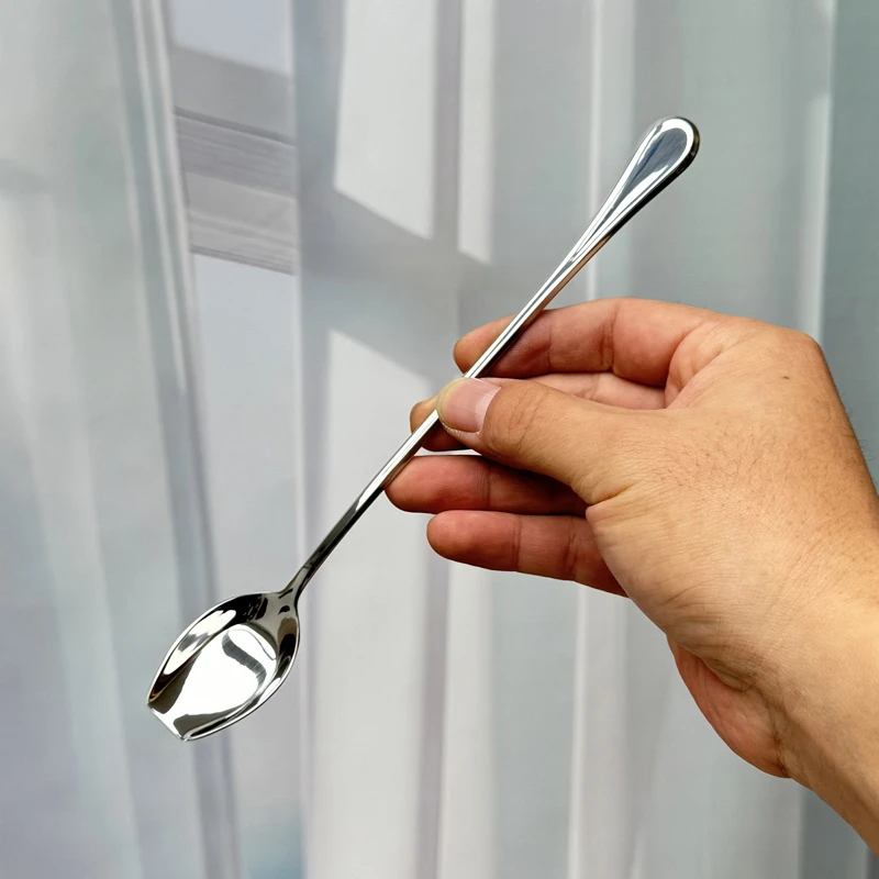 316不锈钢咖啡搅拌勺取奶粉蜂蜜勺子长柄搅拌勺