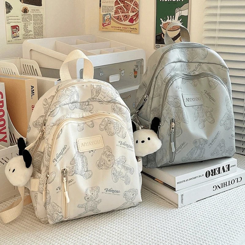 时尚小背包休闲百搭小学生轻便韩版大学生女双肩包迷你小书包