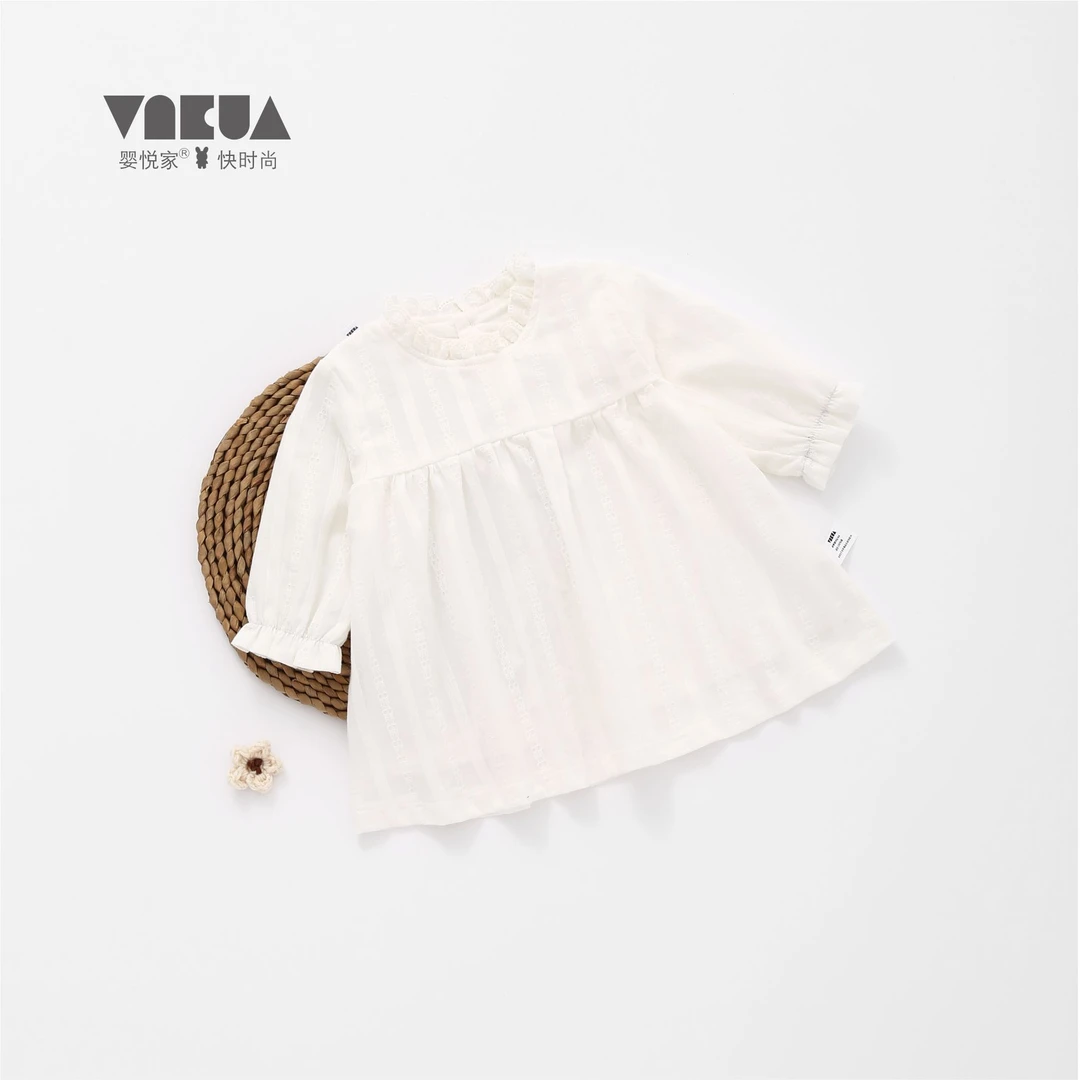 婴悦家秋季女宝宝长袖洋气森系韩版时尚香风连衣裙86480