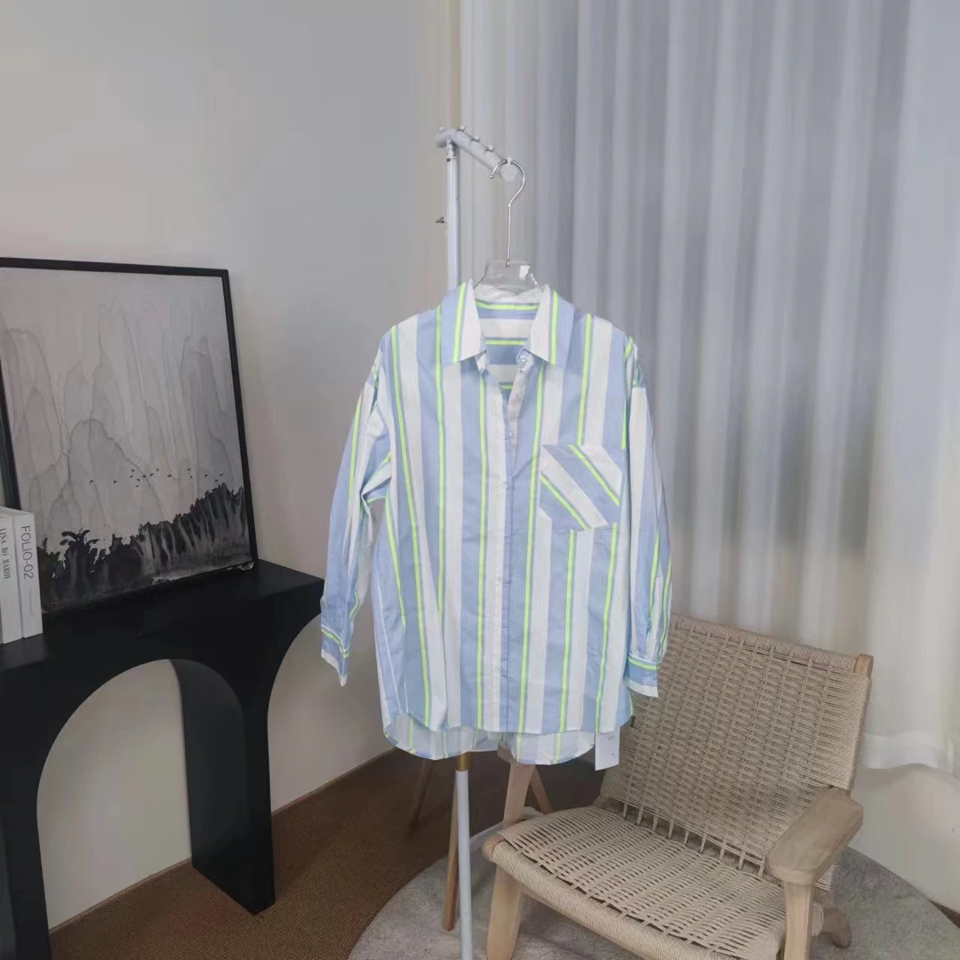 设计师款短袖新款高级休闲气质衬衫女透气N7XAC1207