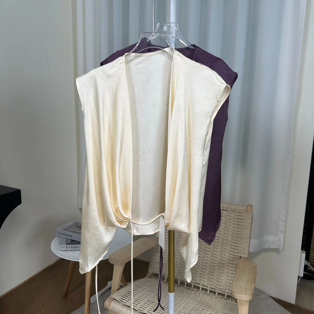 设计师款短袖新款高级休闲气质衬衫女透气.N7YUC1679