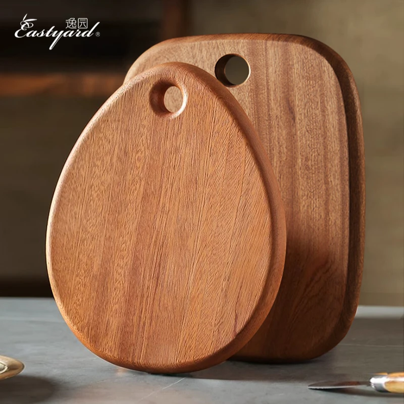 【逸园】进口乌檀木整木菜板多规格家用砧板创意牛排板