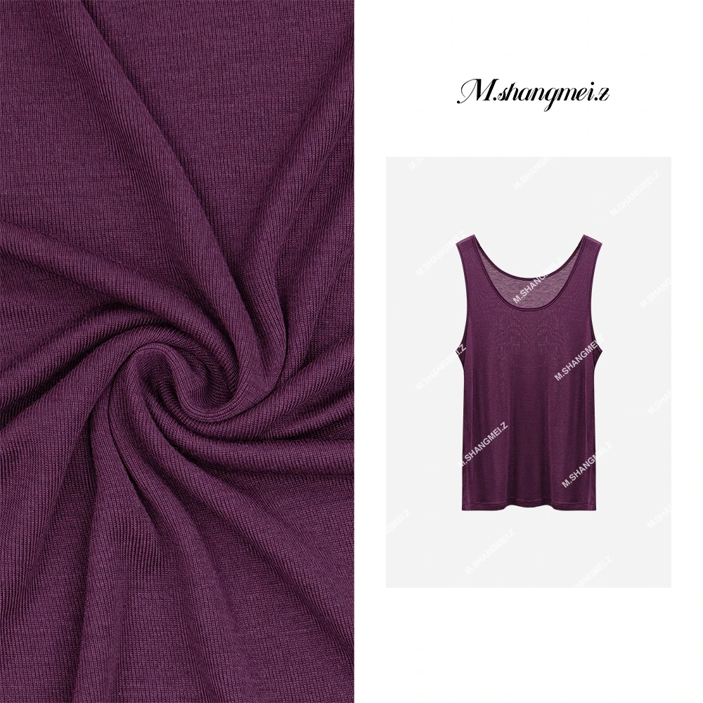 M.SHANGMEI.Z/沐熙【紫定行】美大哥时尚显瘦休闲针织背心X050524