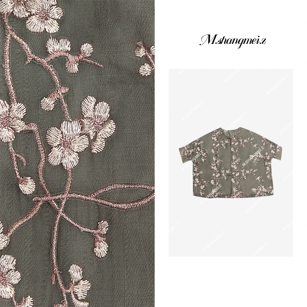 M.SHANGMEI.Z/沐熙美大哥复古休闲时尚中国风提花中式上衣x040284