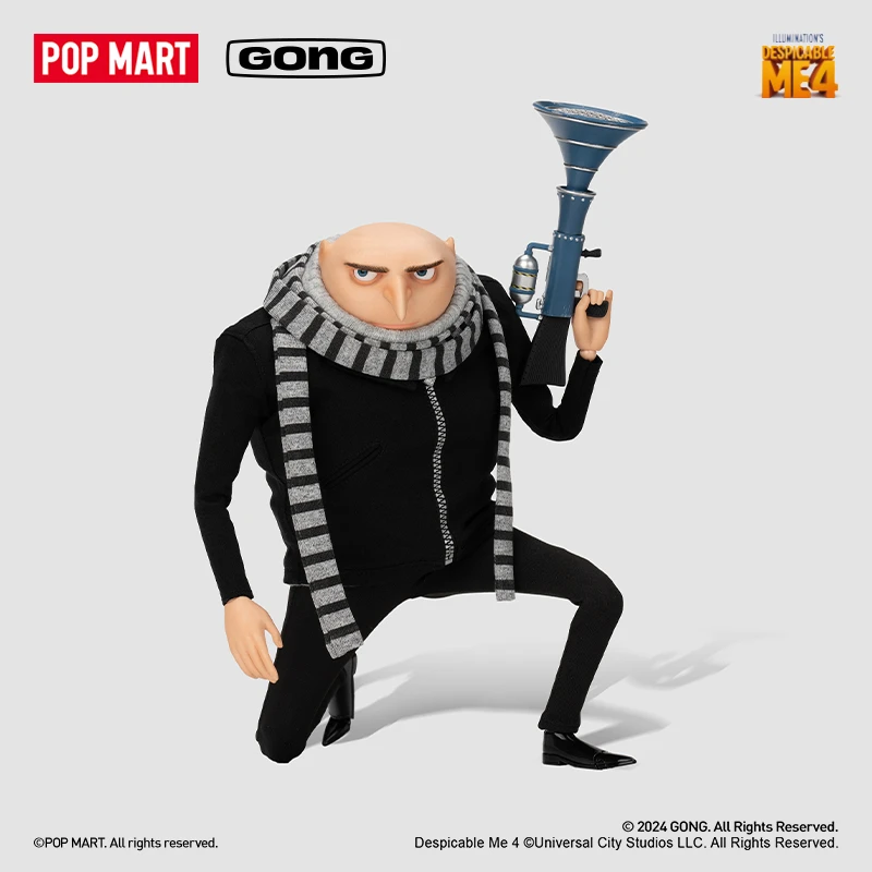 泡泡玛特共鸣-神偷奶爸 格鲁 1/8 收藏可动人偶手办