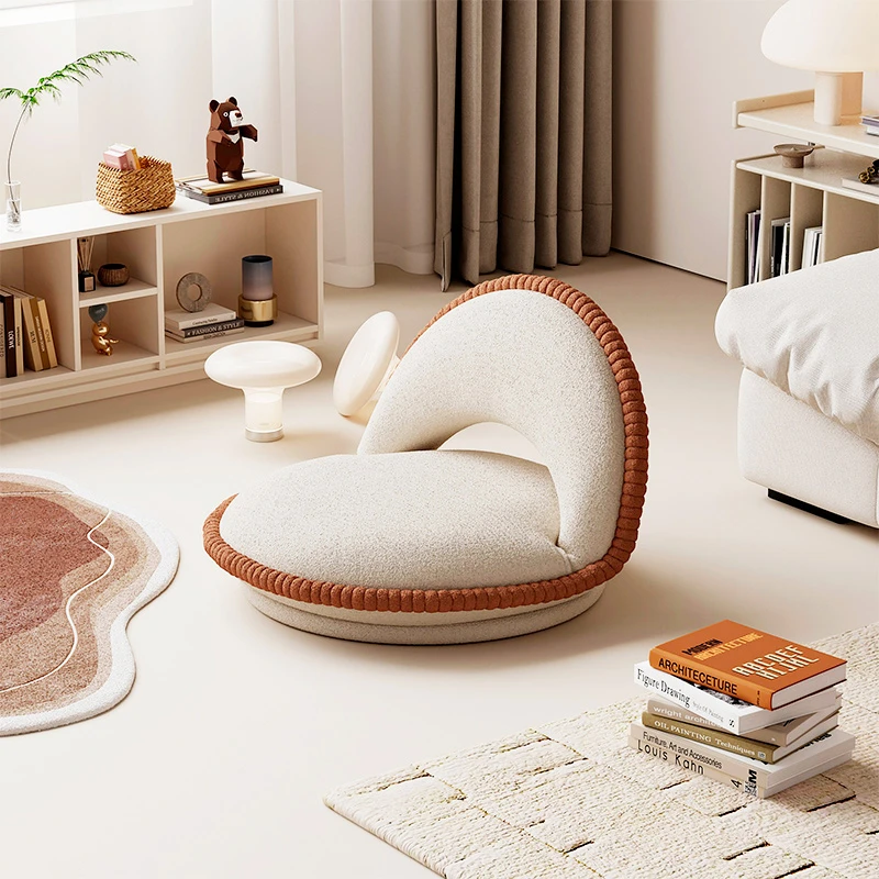 可旋转儿童榻榻米坐垫奶油风卧室家用飘窗可折叠靠背坐垫可爱沙发