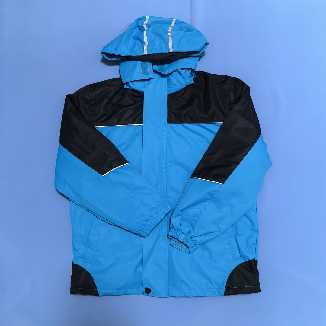 新疆包邮6小28中冬季上衣连帽拼色外套秋冬休闲潮流时尚防风