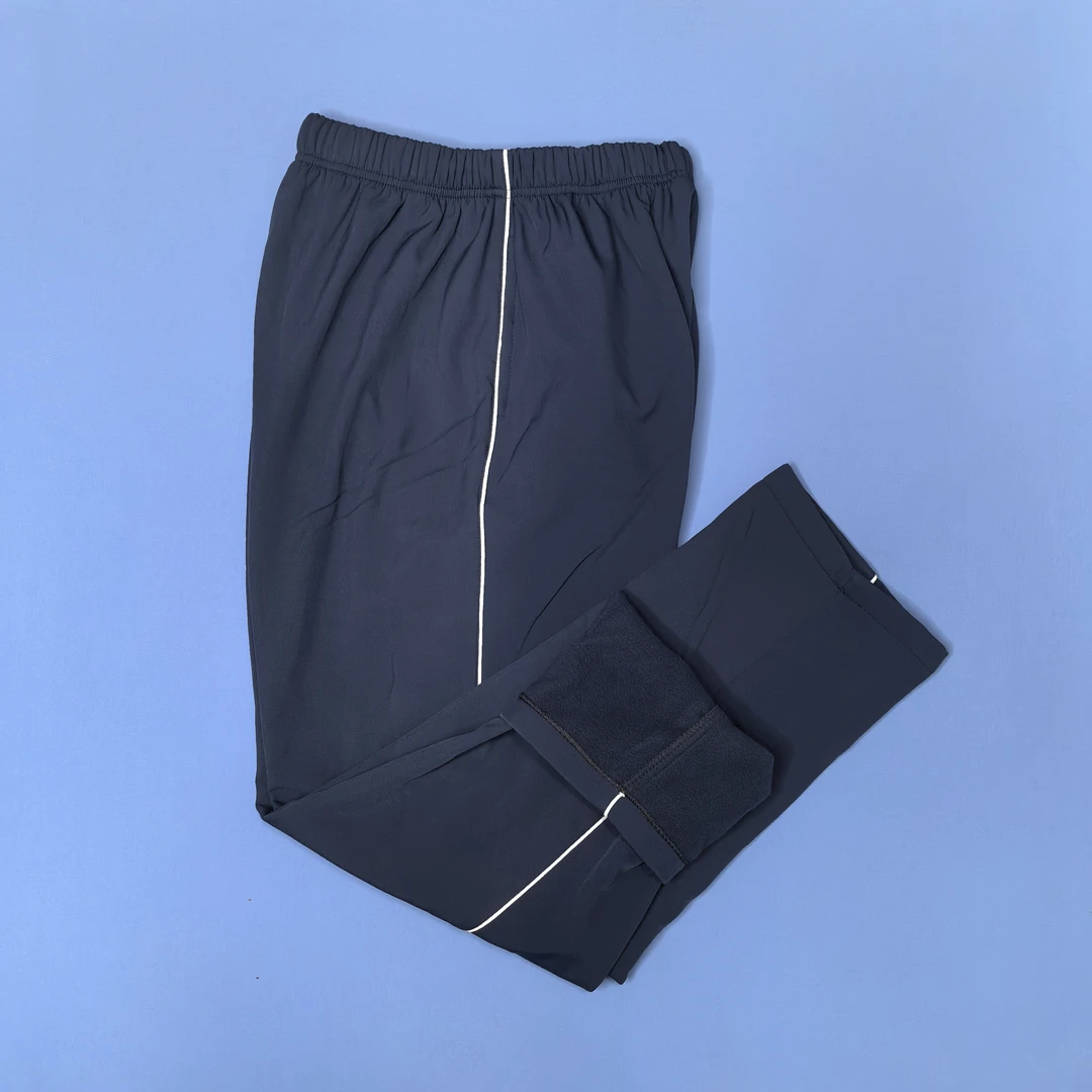 新疆包邮反光条冬季加绒防水藏青色校服裤伊宁市校服专卖店