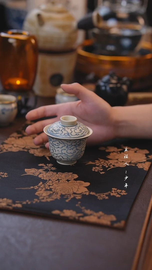 【闪购商品】其他闪购福利手绘祥云盖碗