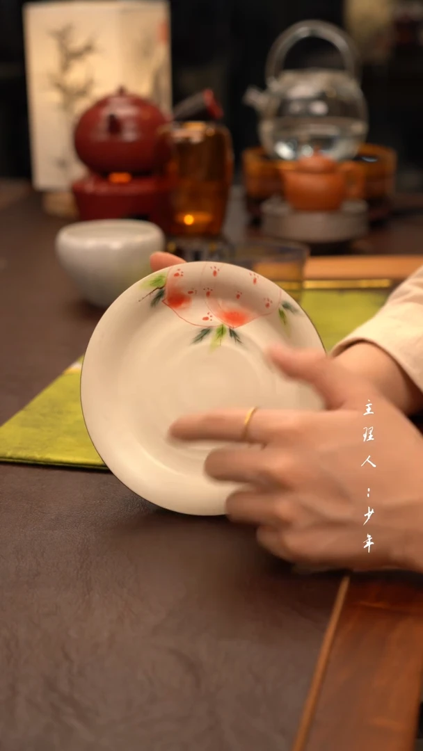 【闪购商品】其他闪购福利粉引寿桃壶承