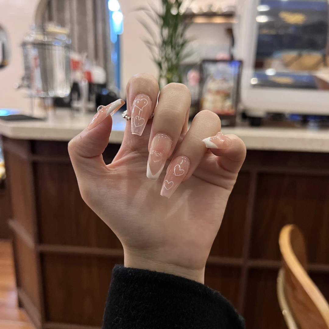 【特价17返图】简约风2025新款显白美甲纯手工穿戴甲网红指甲贴片