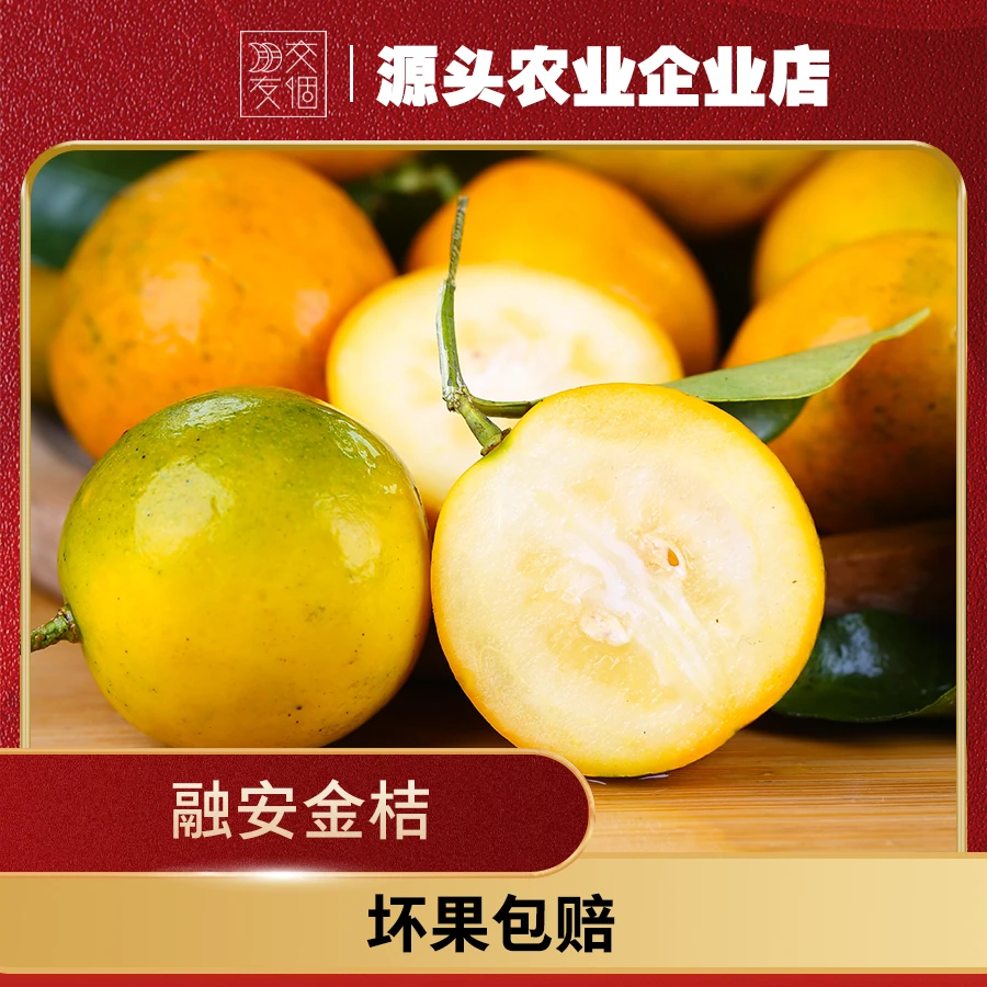 【融安金桔】广西融安脆皮金桔小桔子新鲜1/2/3斤装J