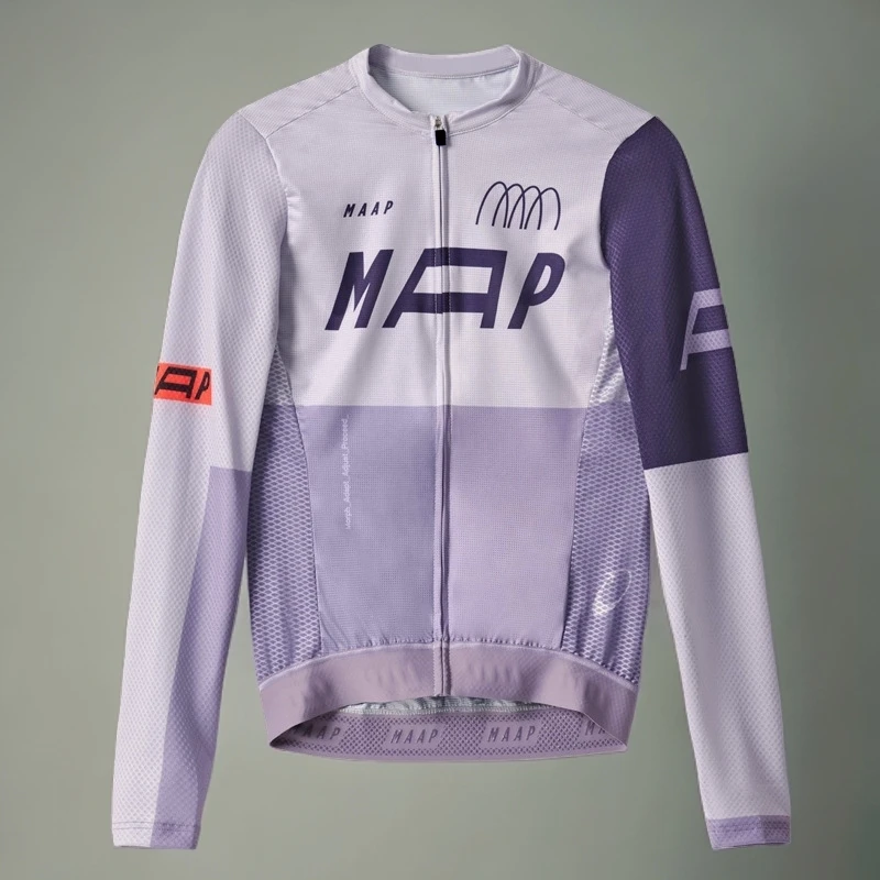 MAAP春夏骑行服休闲夏冰丝透气高端上衣大码户外紧身速干夜骑长款