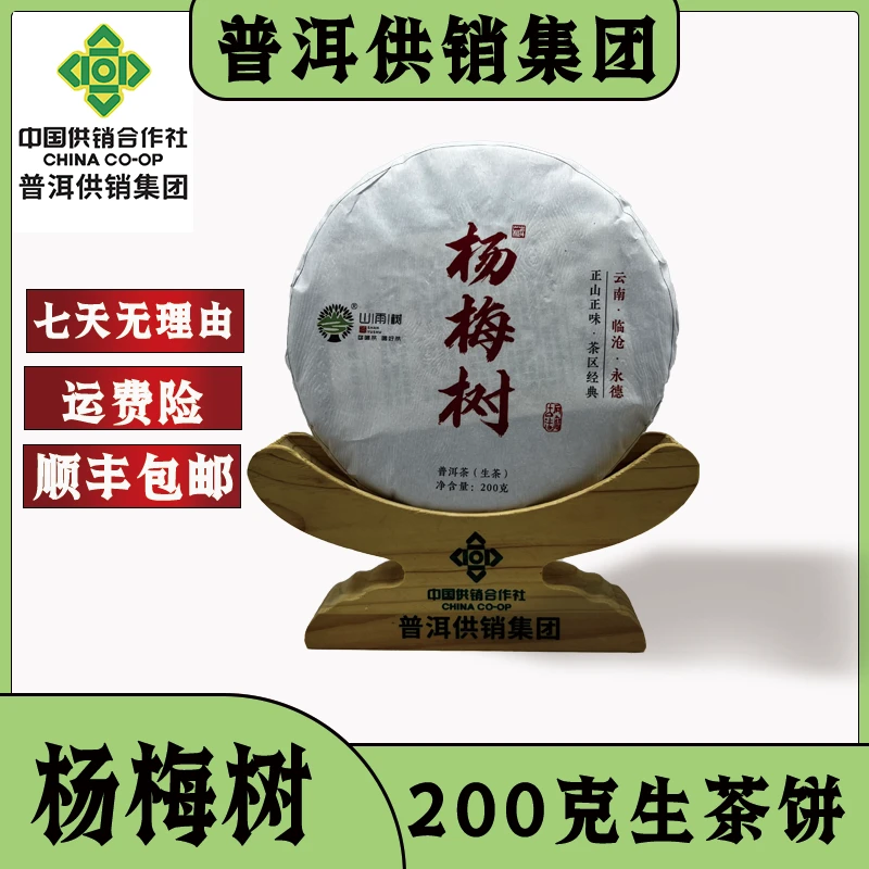【普洱供销集团】2022 杨梅树  普洱茶生茶 200g/饼