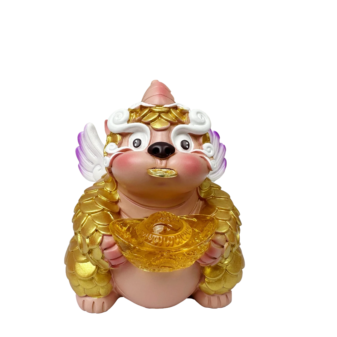 「小虾米软陶」原创作品<金baobao>半手工款