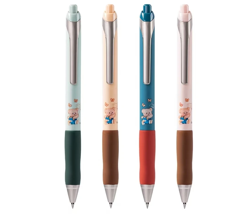 NS666-B黄油小熊低重心中性笔(斌哥文具)