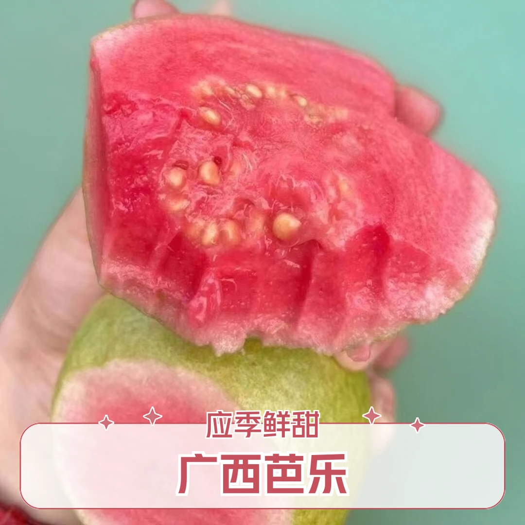 广西红心芭乐番石榴新鲜应季水果软糯香甜脆口现摘现发