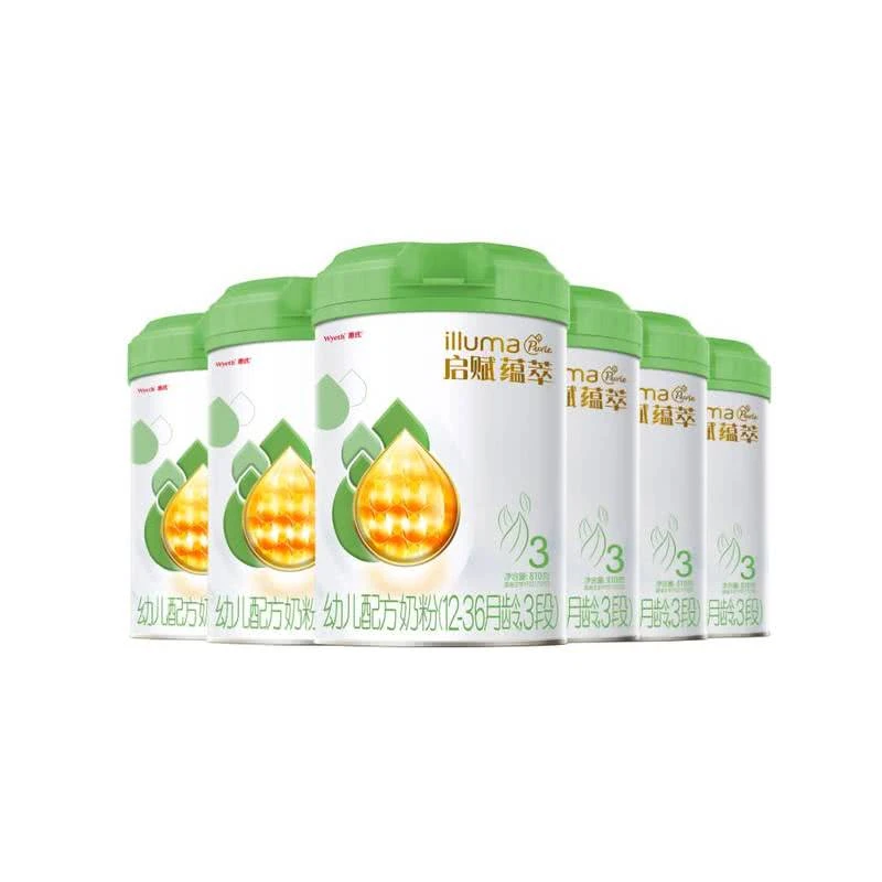 启赋 有机 爱尔兰进口 幼儿配方奶粉(12-36月龄,3段) 810g*6