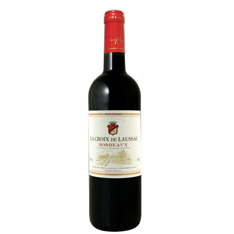 LA CROIX DE LAUSSAC皇冠 法国进口 波尔多红葡萄酒 750ml