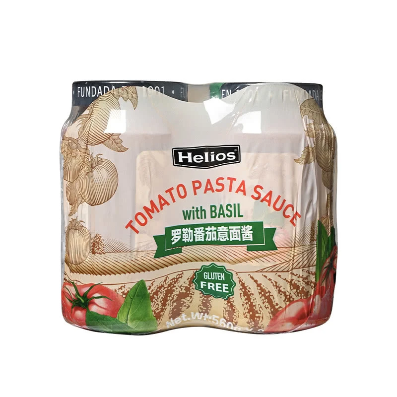 HELIOS 意大利进口 罗勒番茄意面酱(复合调味料) 560克*2