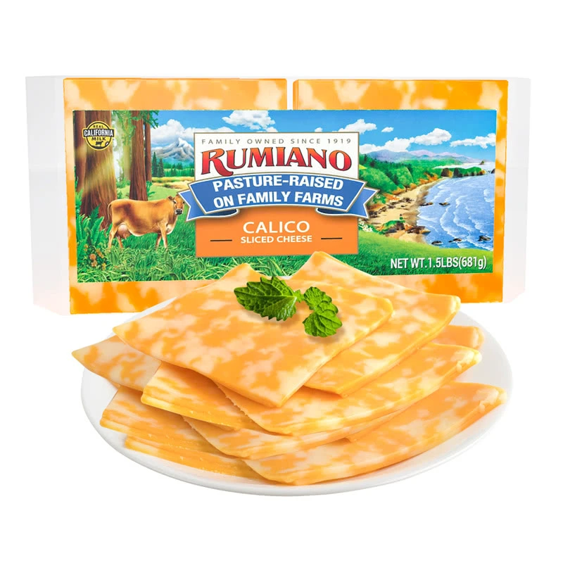 美国进口 Rumiano 科尔比奶酪片 681g