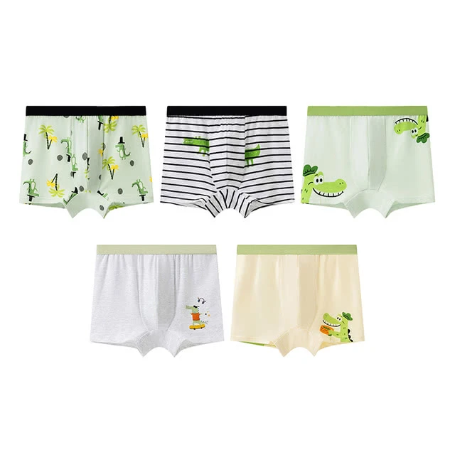 精梳棉男童平脚裤 5pcs 120