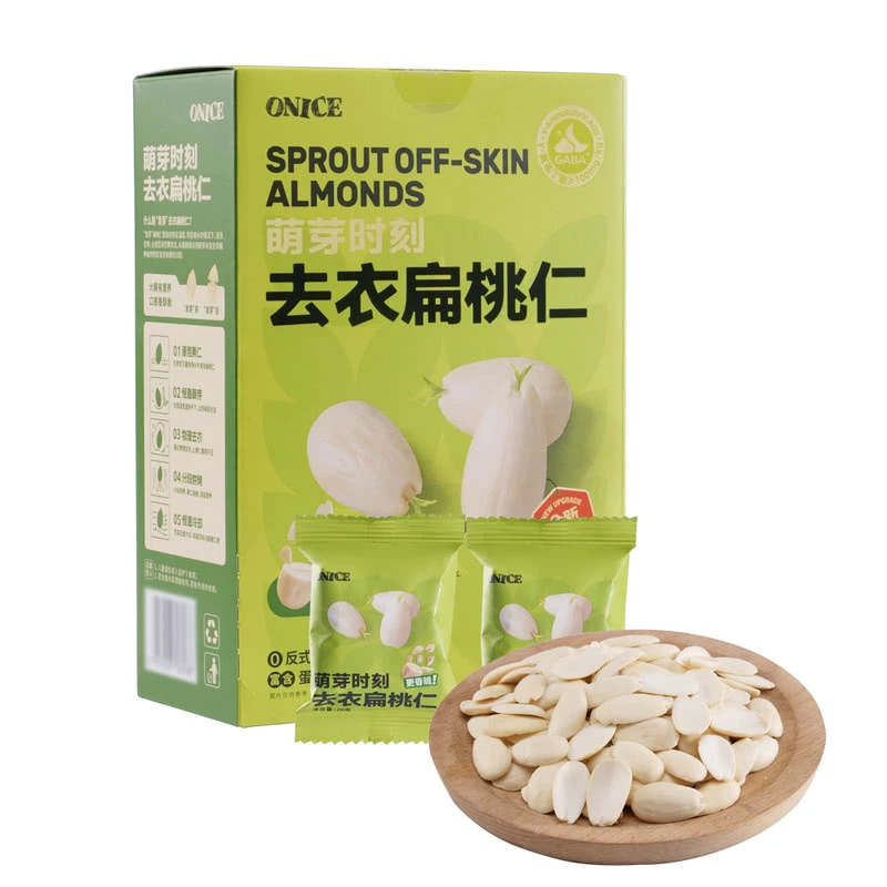 ONICE 萌芽时刻去衣扁桃仁 600g解馋零食